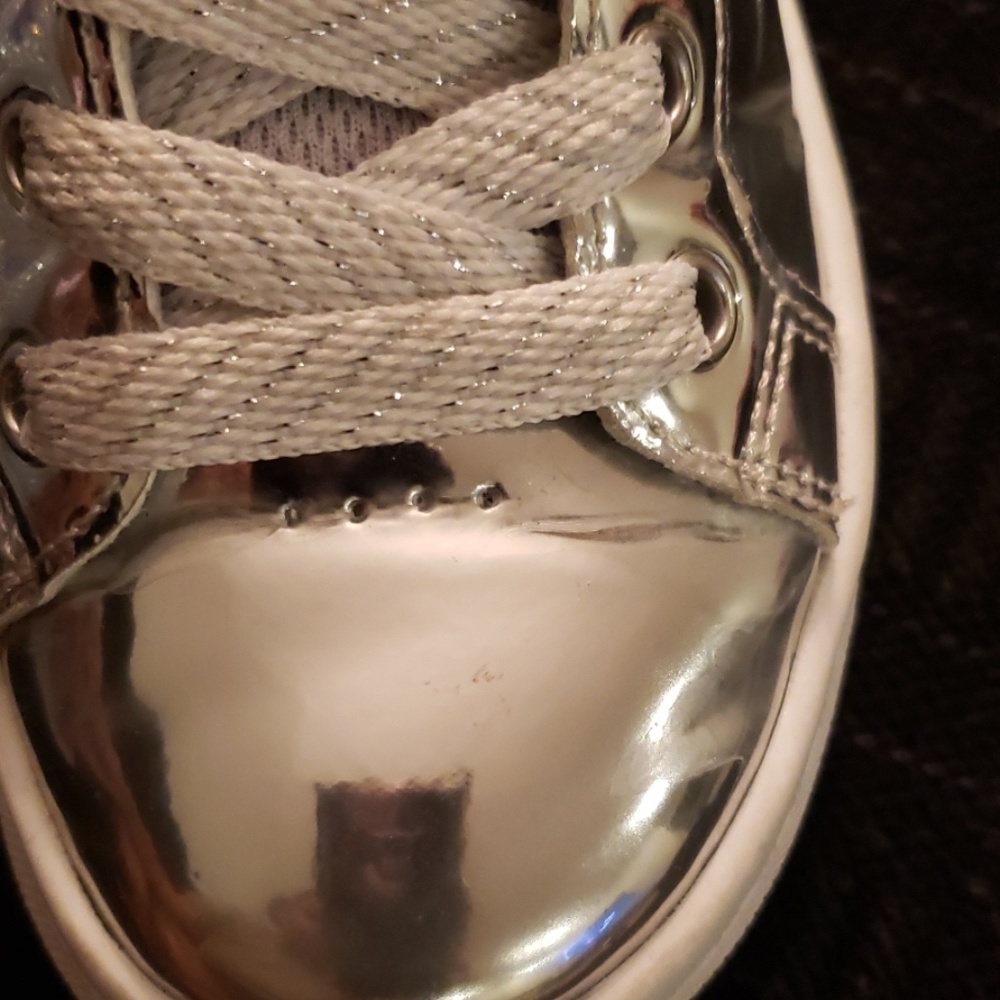 Skechers In Mirror Faux leather for Girls - Picture 6 of 8